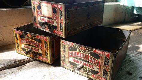 antique intricate metal cigar box|old cardboard cigar boxes.